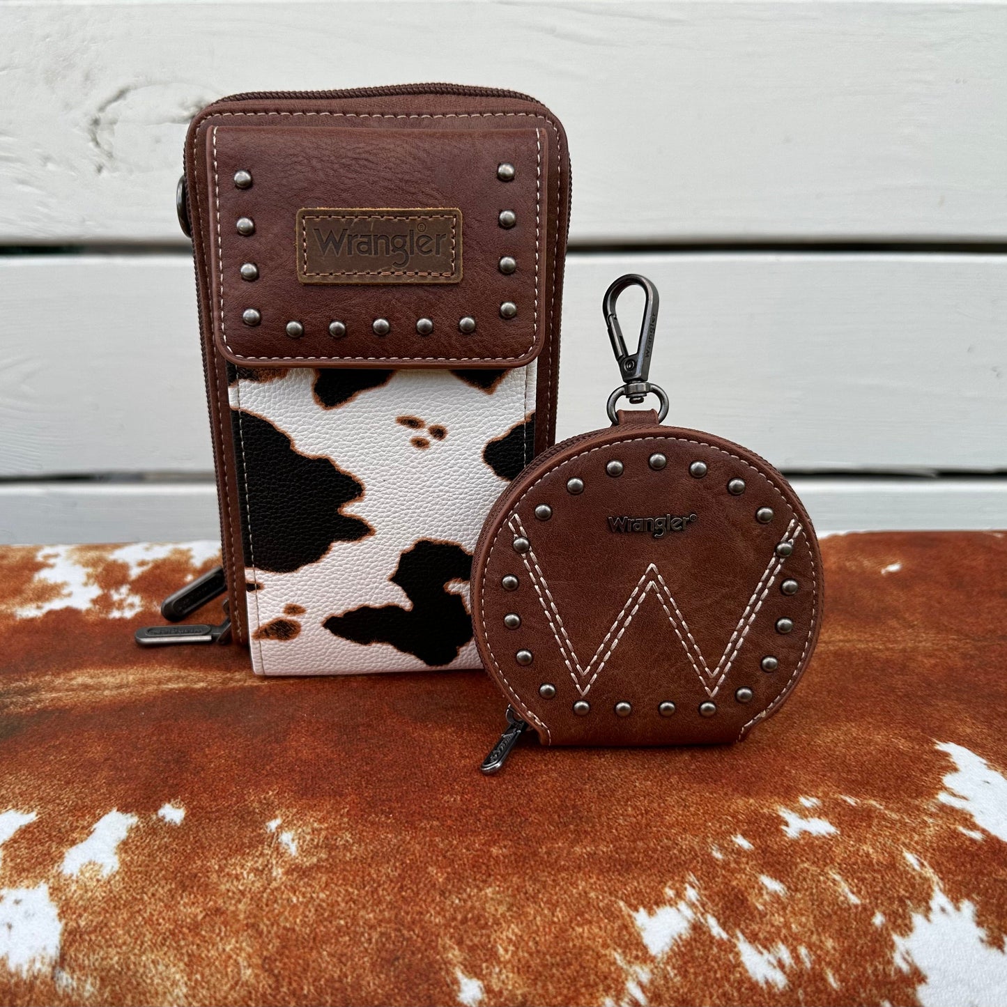 Wrangler Cow Print-Brown