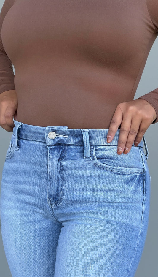 Women's High-Rise Cropped Flare Jeans