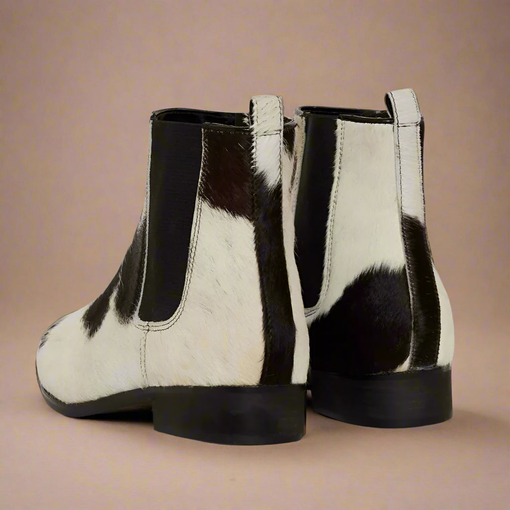Urban Electron Boots-Black & White