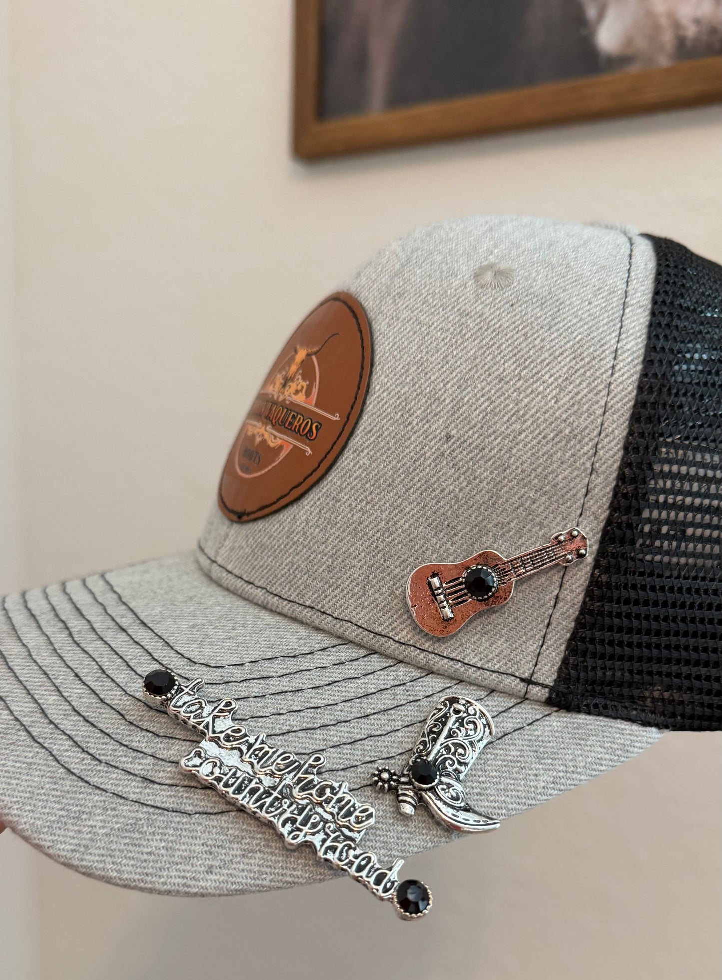 Western Trucker Hat Magnetic Hat Pin Set