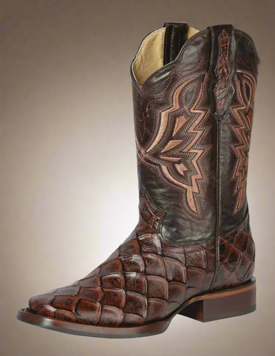 El General Rodeo Pirarucu Boots - Brown