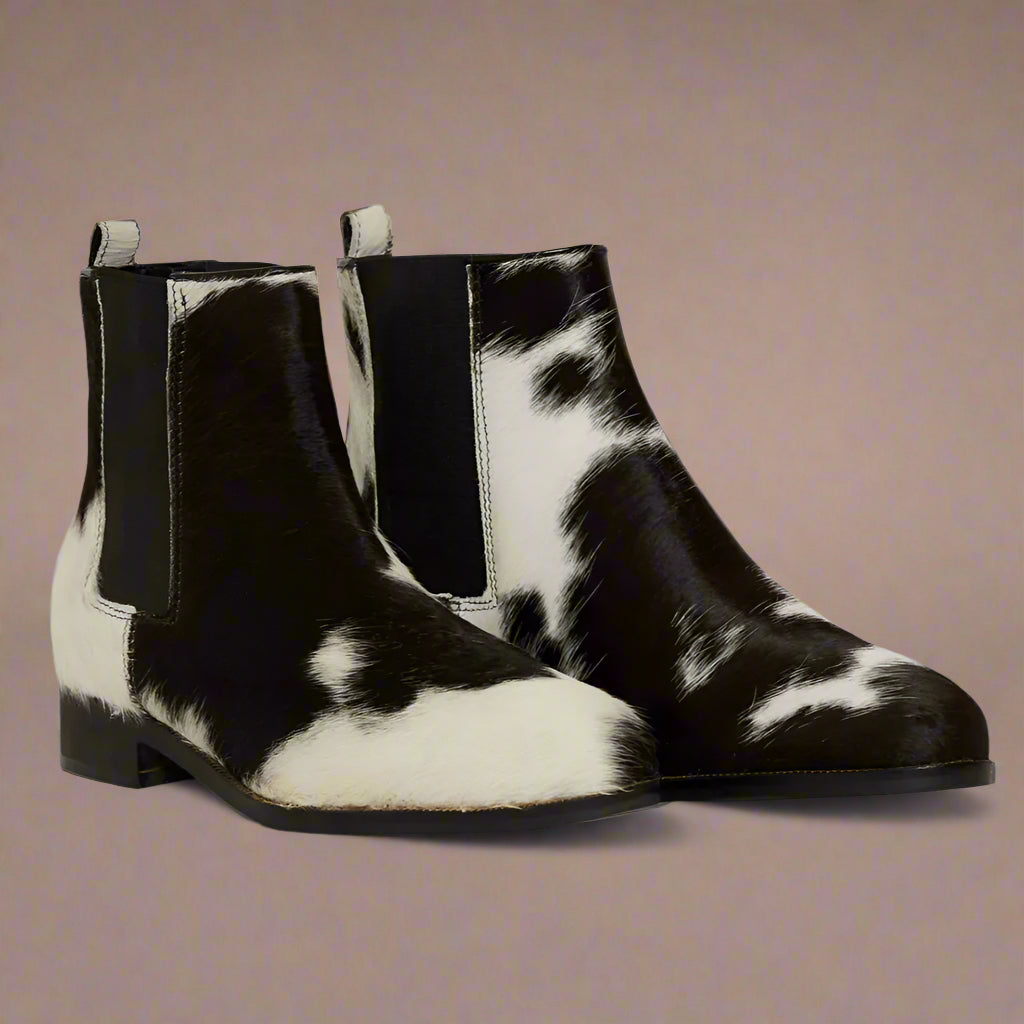 Urban Electron Boots-Black & White