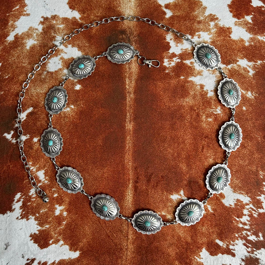 Vintage Carved Waist Chain Belt