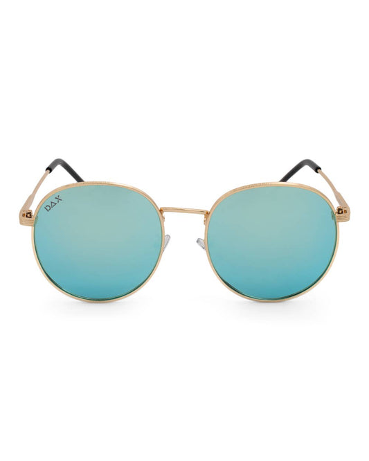 TRU BLUE-Women's Polarized Medium Round Sunglasses
