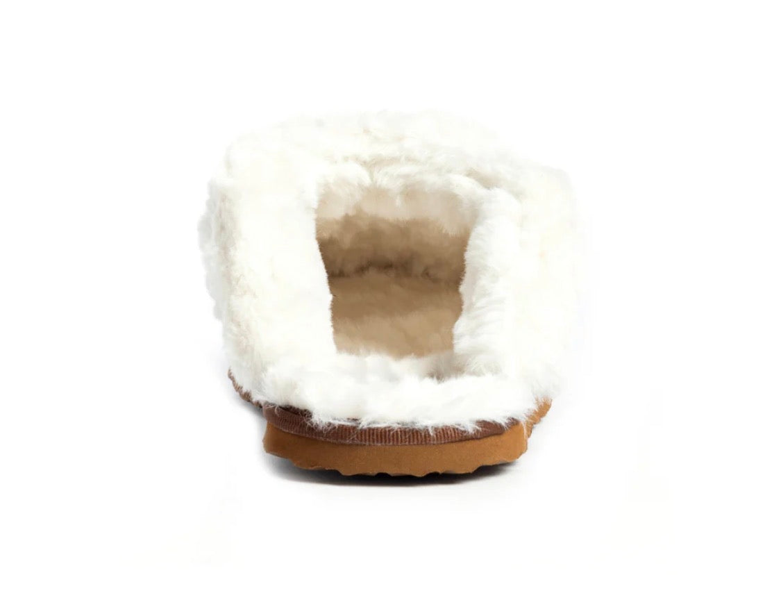 Classic Tooled Leather Slippers