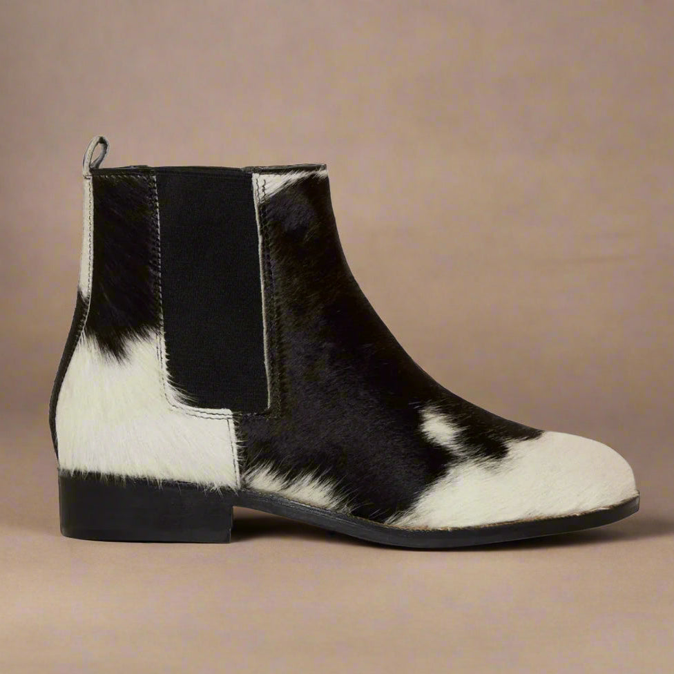 Urban Electron Boots-Black & White