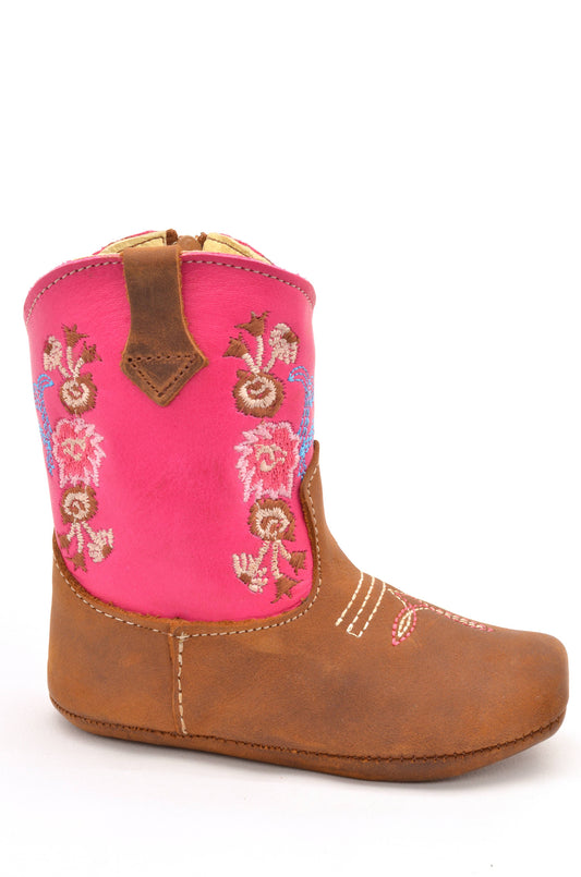 INFANT SOFT BABY BOOTIES-FUCHSIA