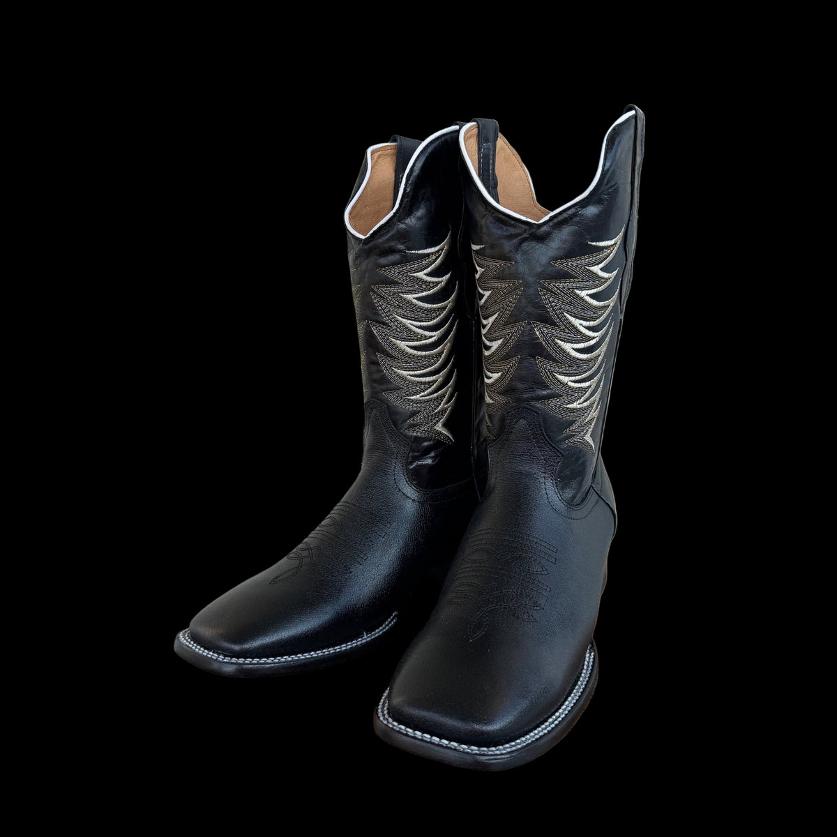 Men’s Espina-Borrego Negro Square Toe