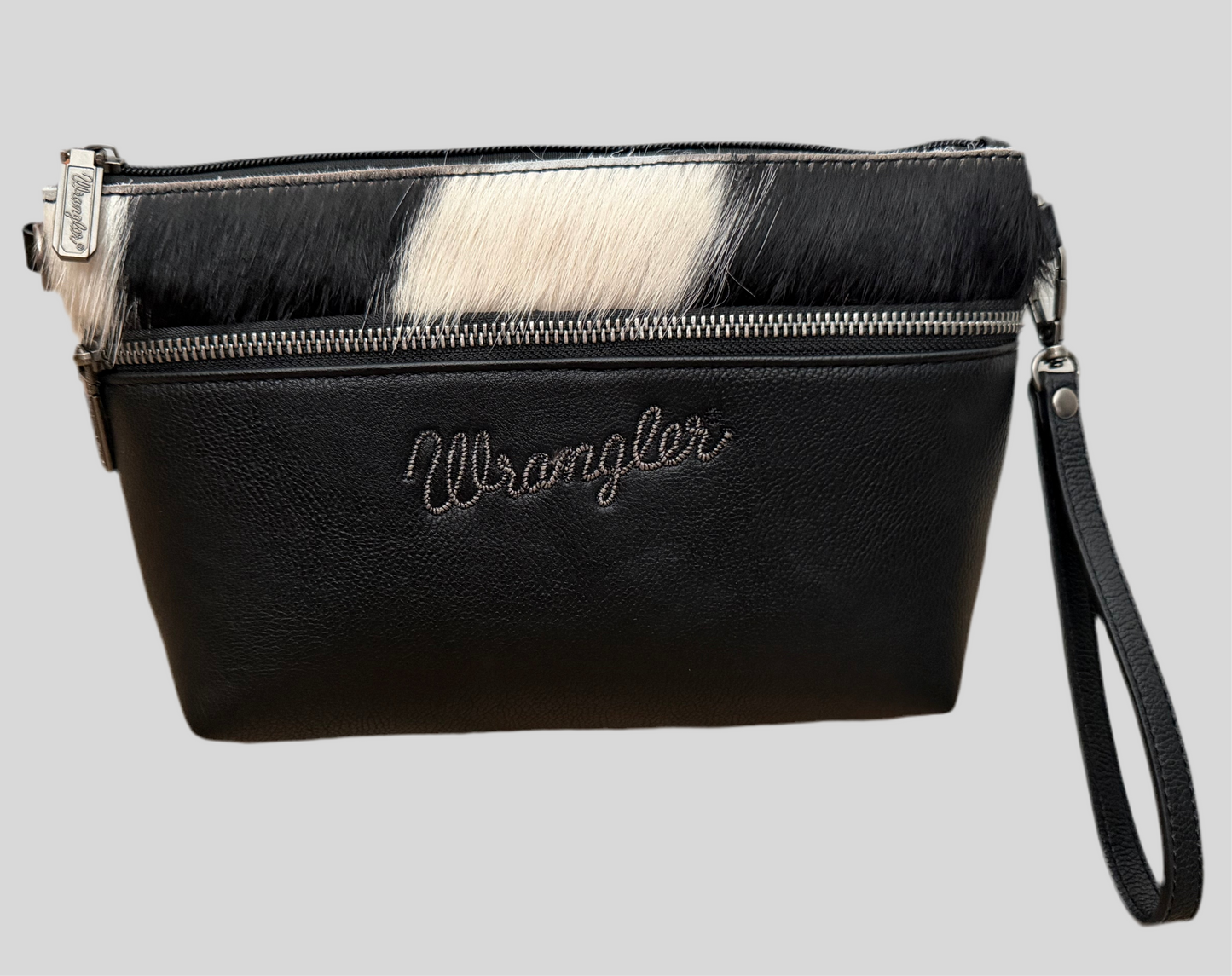Wrangler Hair-On Crossbody/Clutch-Black