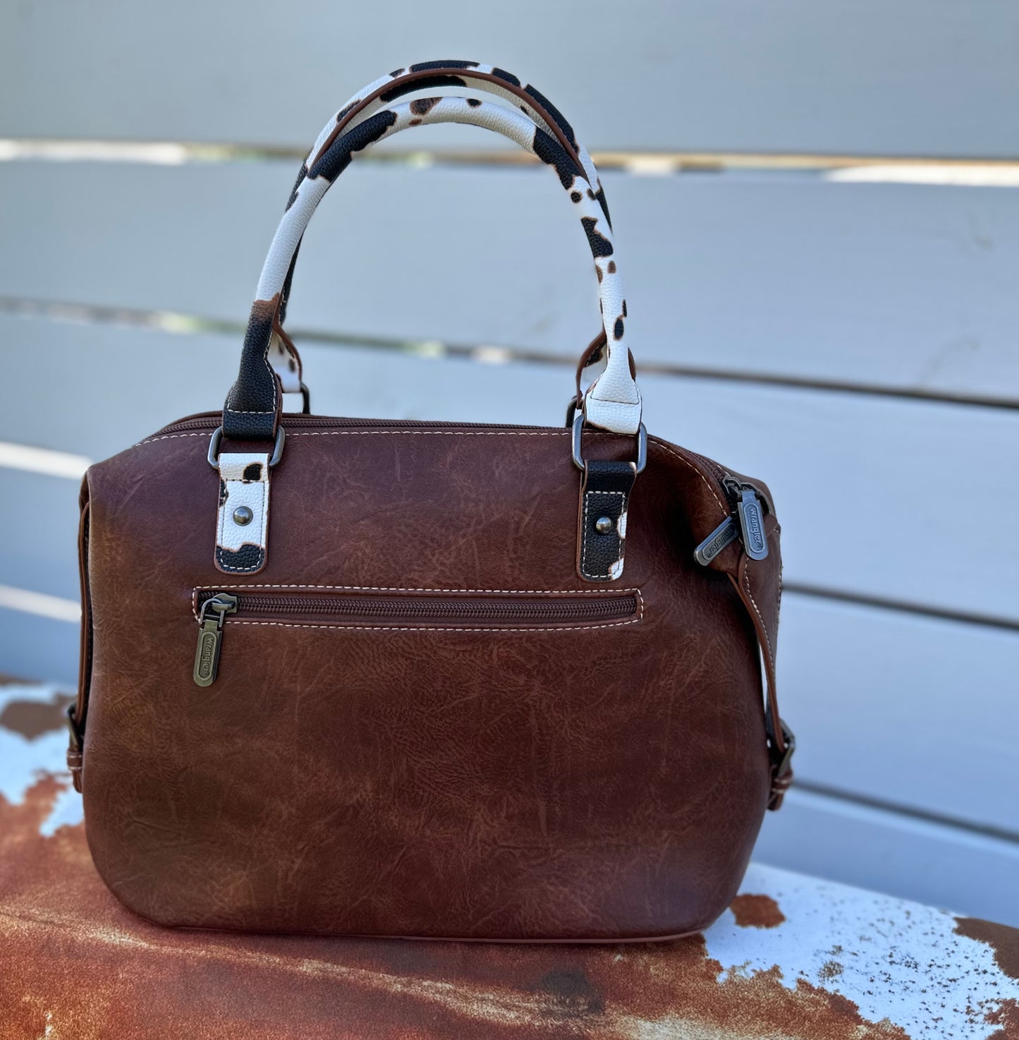 Wrangler Cow Print-Brown