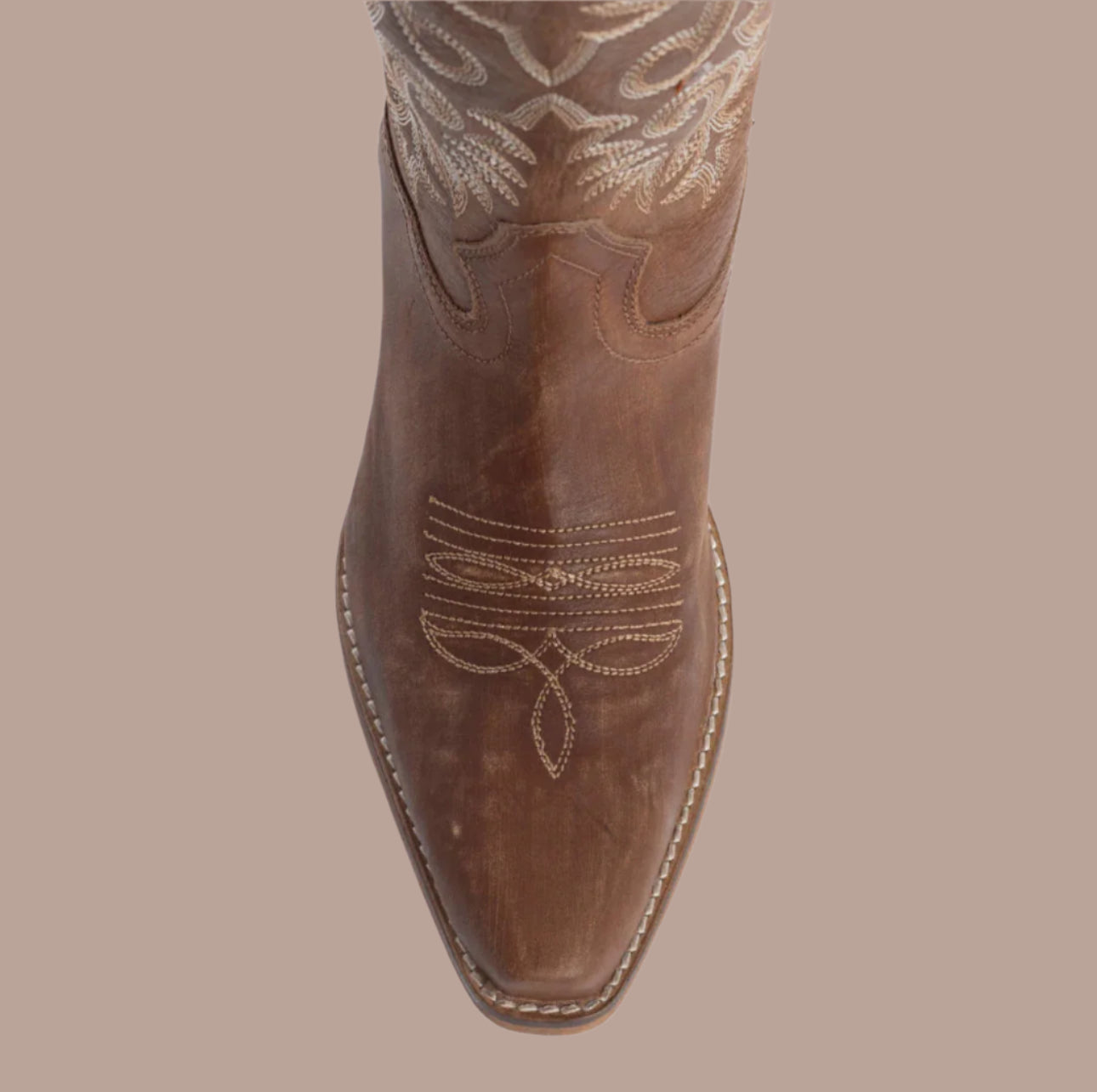 Syllvia Prairie Women’s Leather Boots-Bourbon Brown