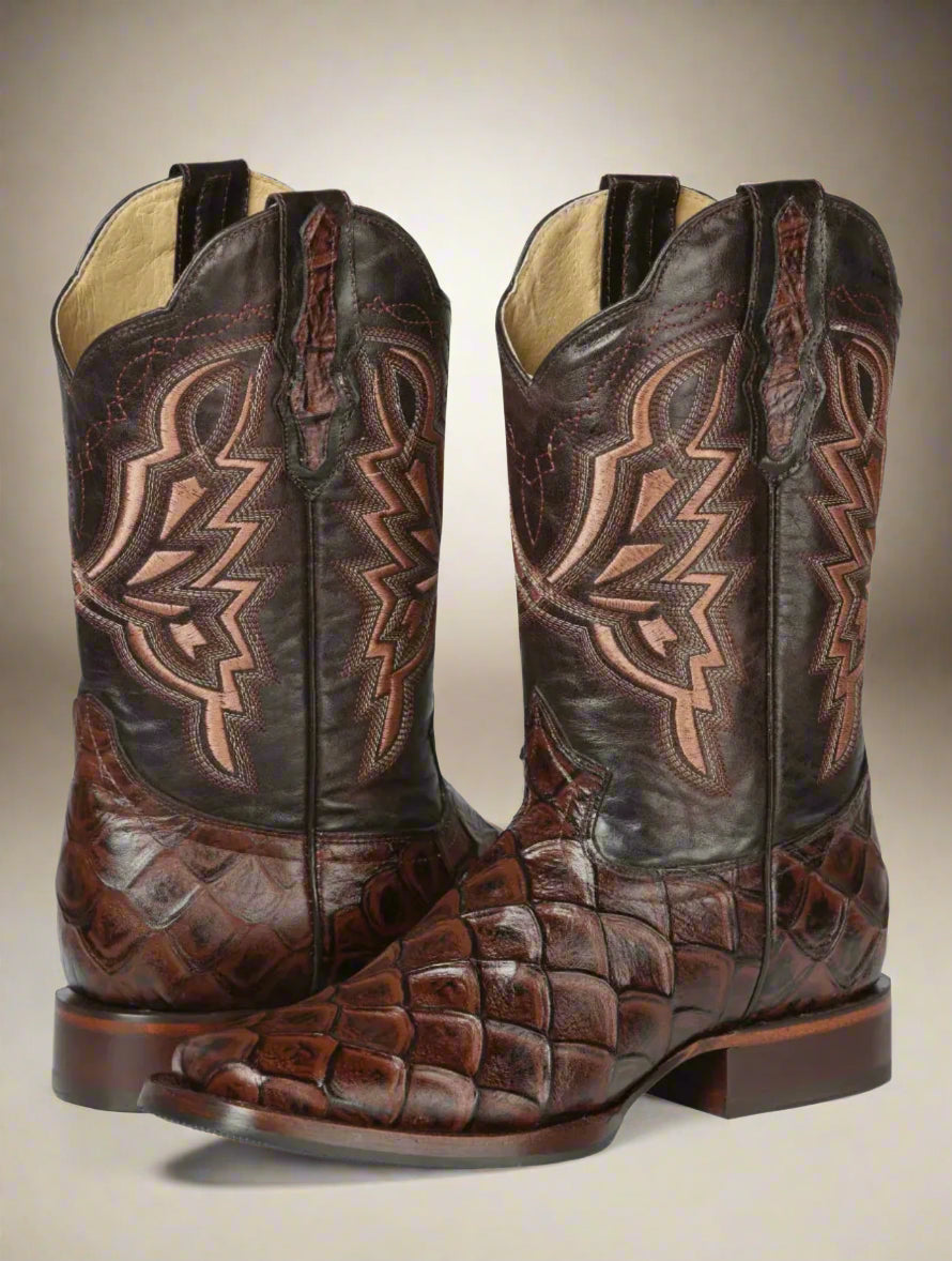 El General Rodeo Pirarucu Boots - Brown