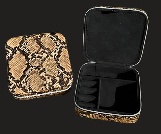 Snake Print Jewelry Box