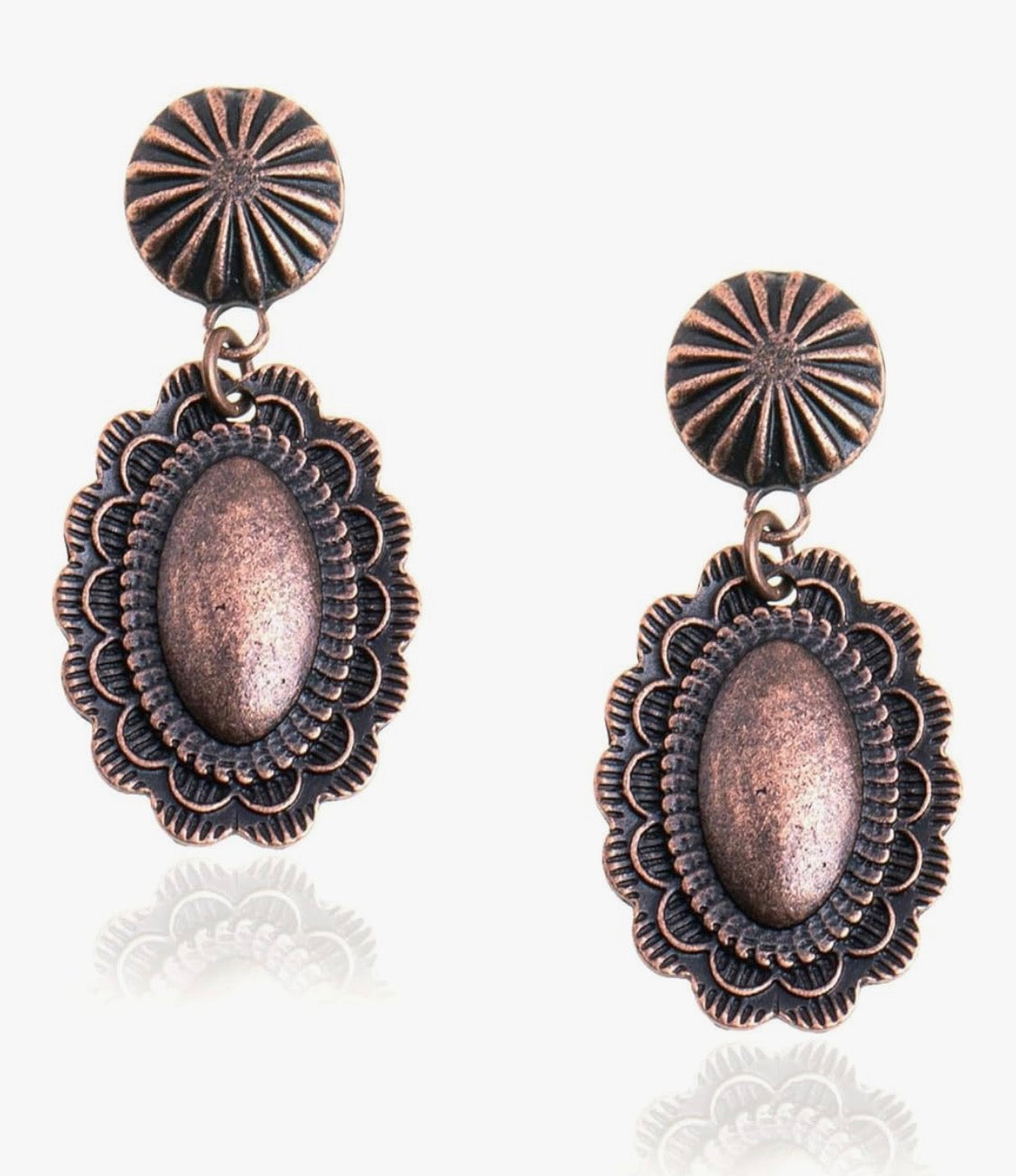 Western Concho Earrings