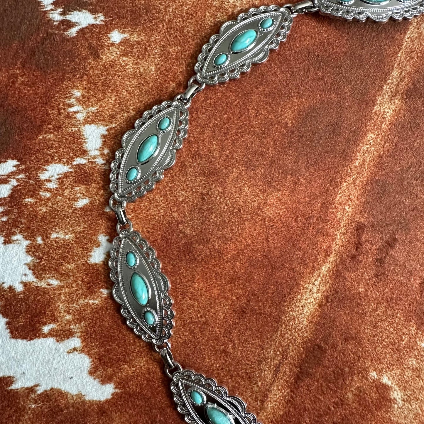 Turquoise Bohemian Style Waist Chain Belt