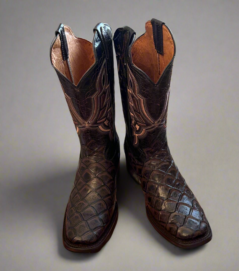 El General Rodeo Pirarucu Boots - Brown