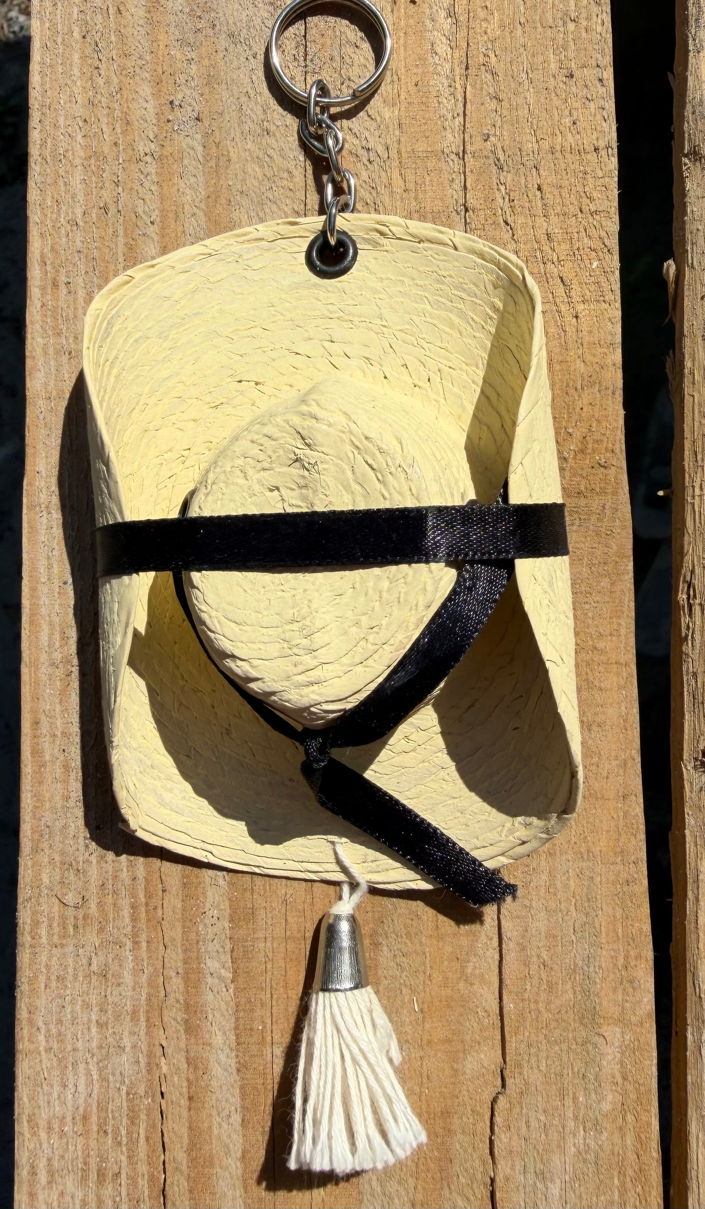 3.94” Sombrero Calentano Tierra Caliente Llavero-Mexican Hat Keychain