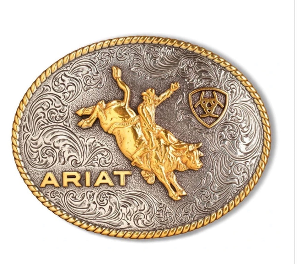 ARIAT OVAL ROPE BULLRIDER BUCKLE