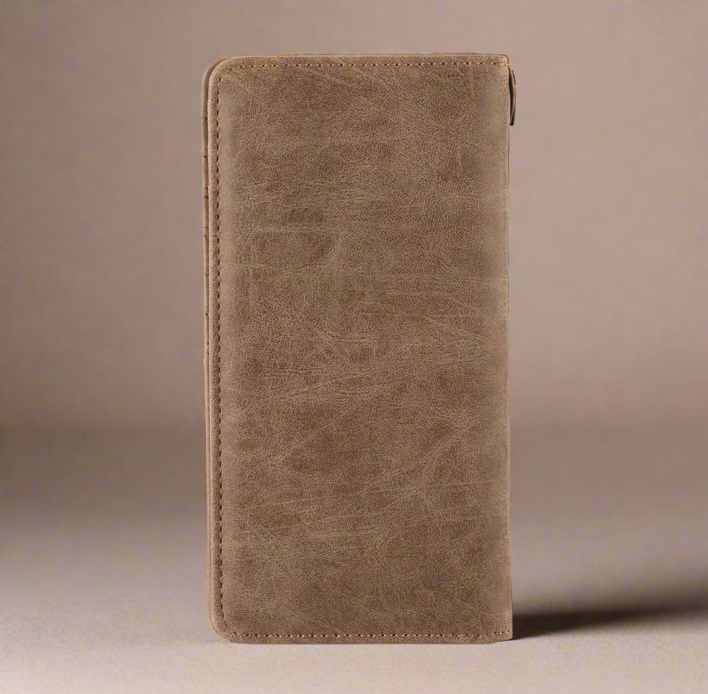 Embossed Star Concho Bifold Wallet