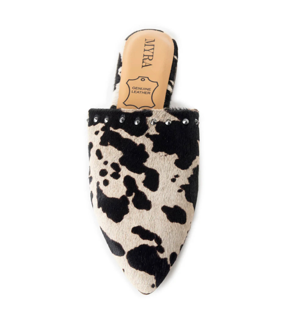 COWHIDE TINT SANDALS
