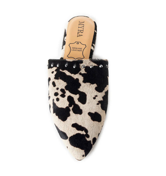 COWHIDE TINT SANDALS