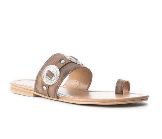 Sagebrush Concho Sandals-Brown