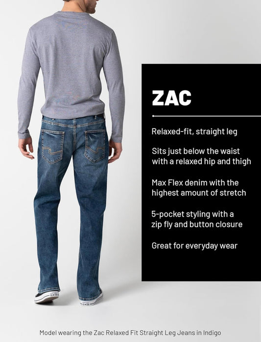 Men's Zac Relaxed Fit Straight Jeans