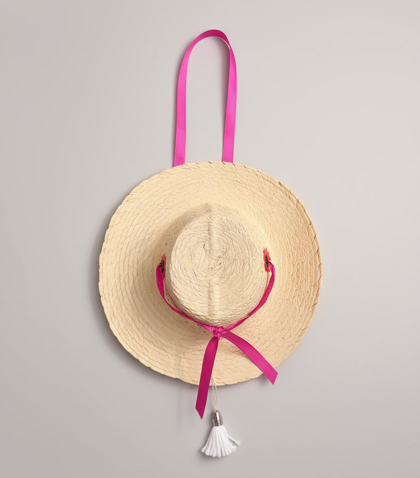 Sombrero Calentano Tiera Caliente de Carro-Mexican Hat for your Automobile-Deep Pink