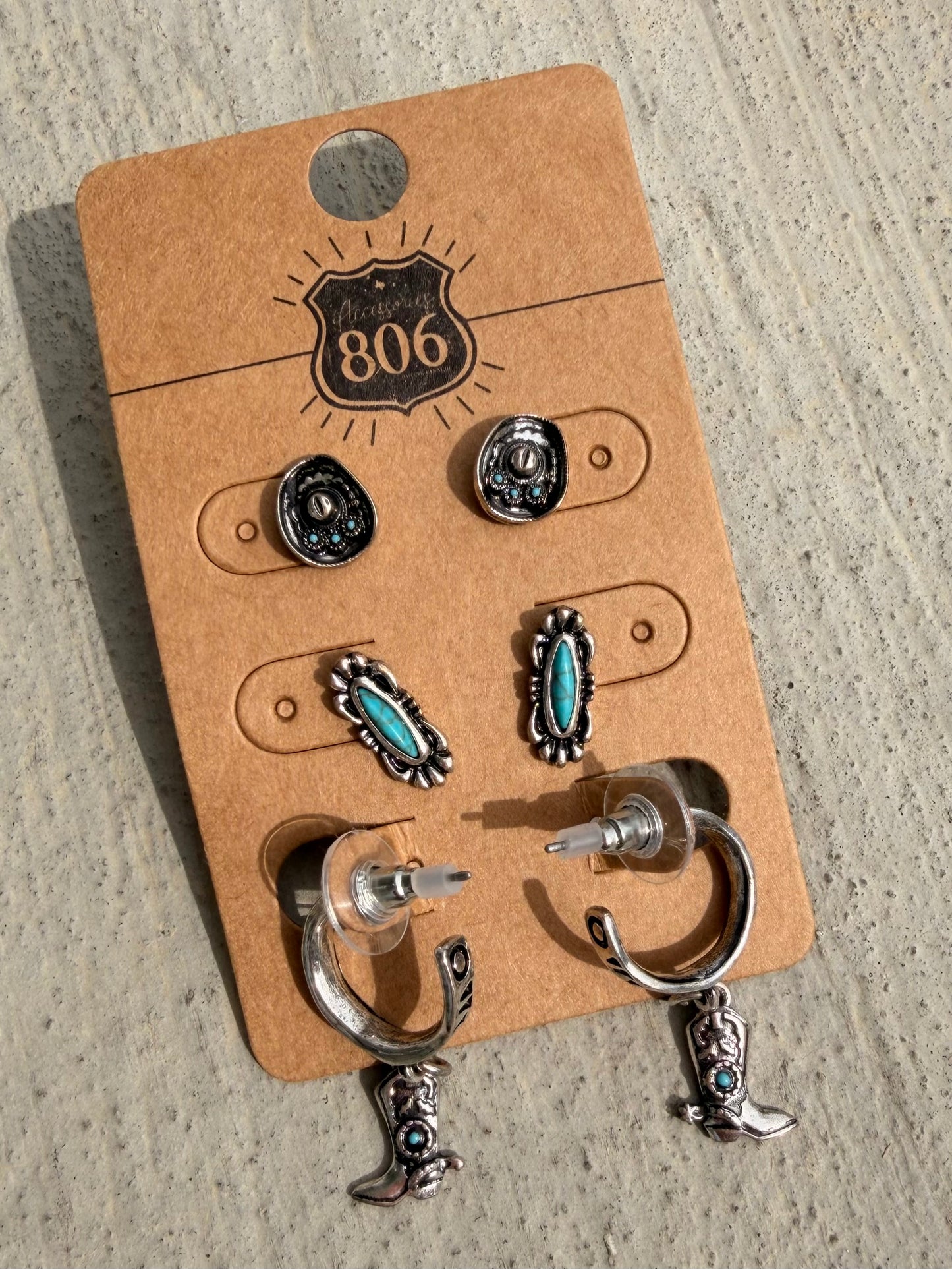Western Earring Set