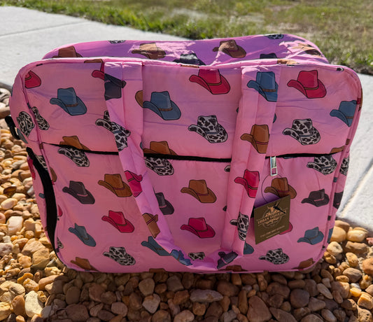 Cowgirl Hats Puffer Duffel Bag