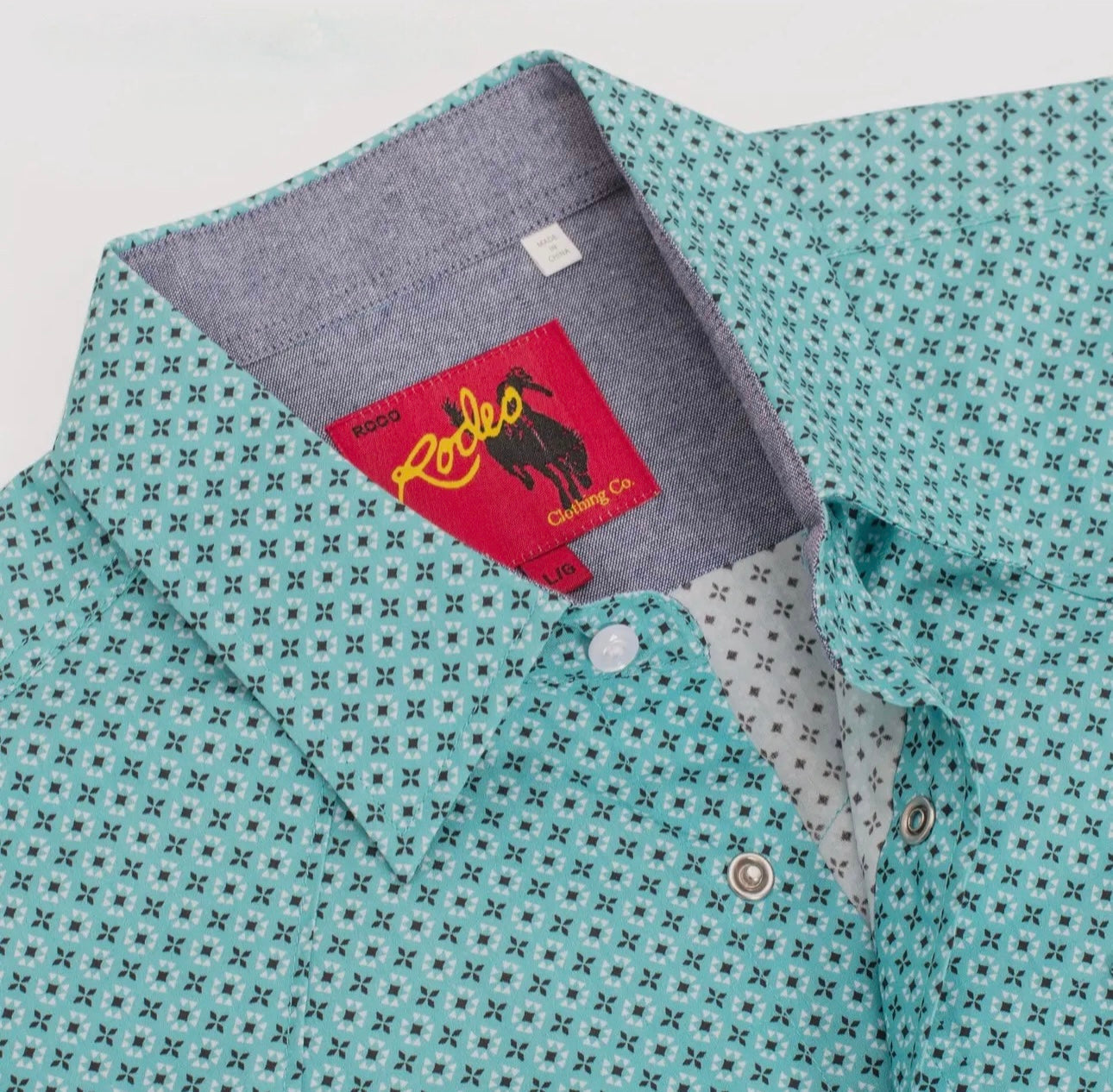 Men's Short Sleeve Pearl Snaps Western Shirt