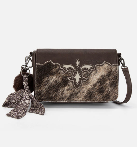 Genuine Cowhide Crossbody by Trinity Ranch