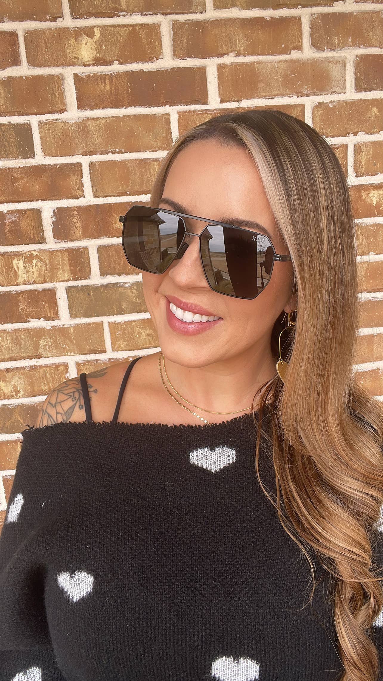 AXL JET BLACK-Unisex Geometric Aviator Polarized