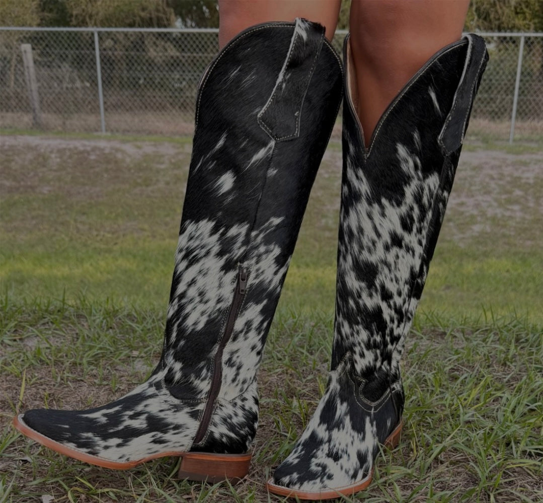 Women’s Urban Vaqueros Cowhide Boots