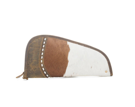 HAIRON COWHIDE DUSTY TRAIL 15" FIREARM PROTECTIVE CASE
