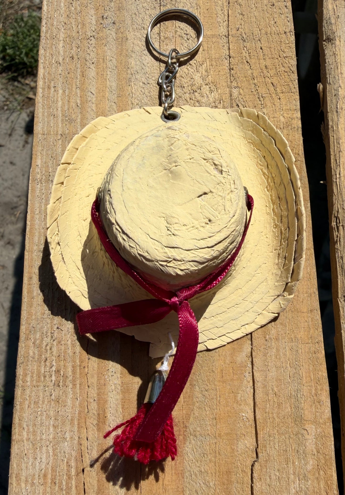 3.94” Sombrero Calentano Tierra Caliente Llavero-Mexican Hat Keychain
