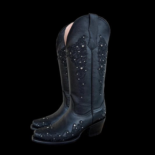 Women’s Sonia in Cera Negro Snip Toe