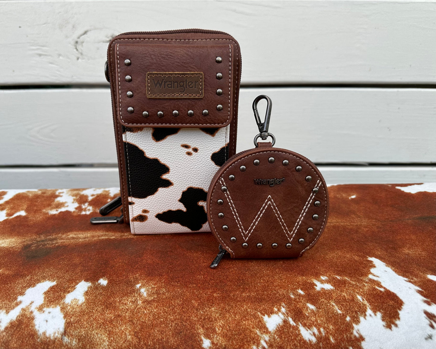 Wrangler Cow Print-Brown