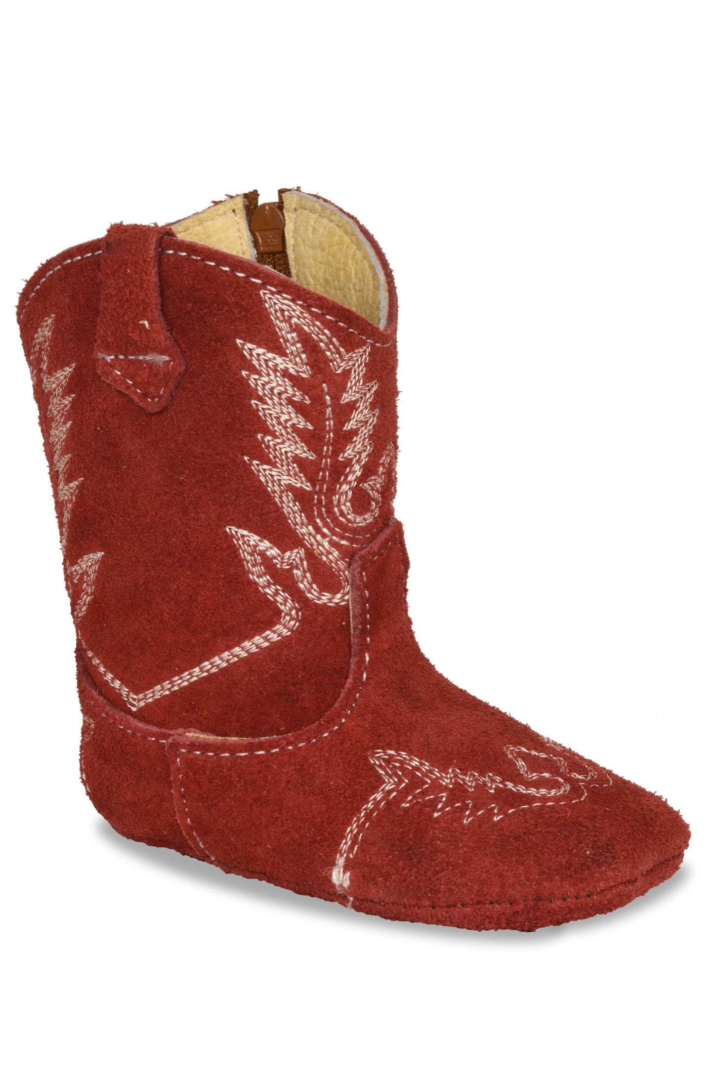 INFANT SOFT BABY BOOTIES-RED