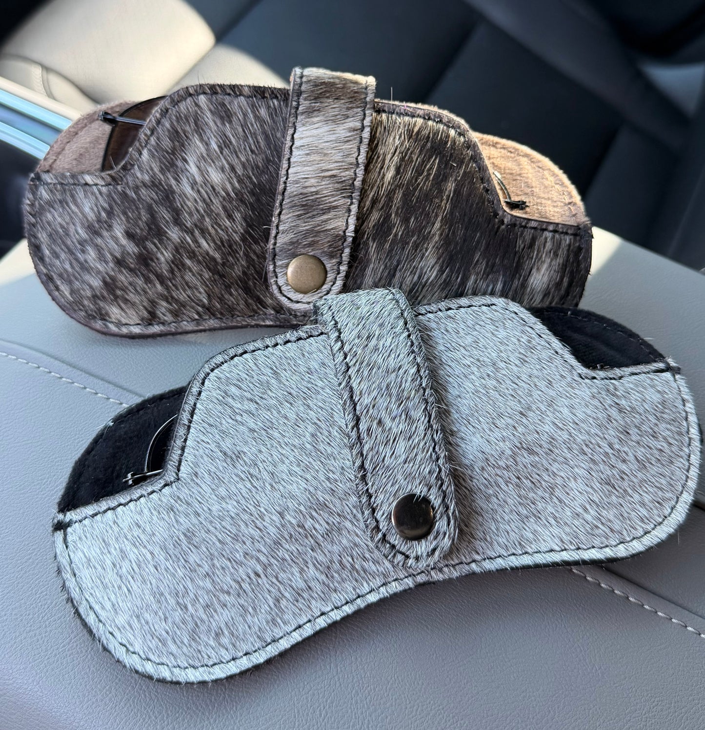 Hairon Cowhide Sunglass Case