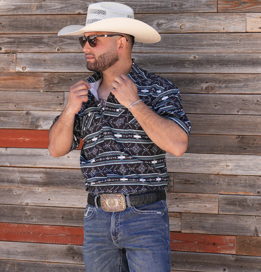 Men's Cool Tech Short Sleeve Button Up