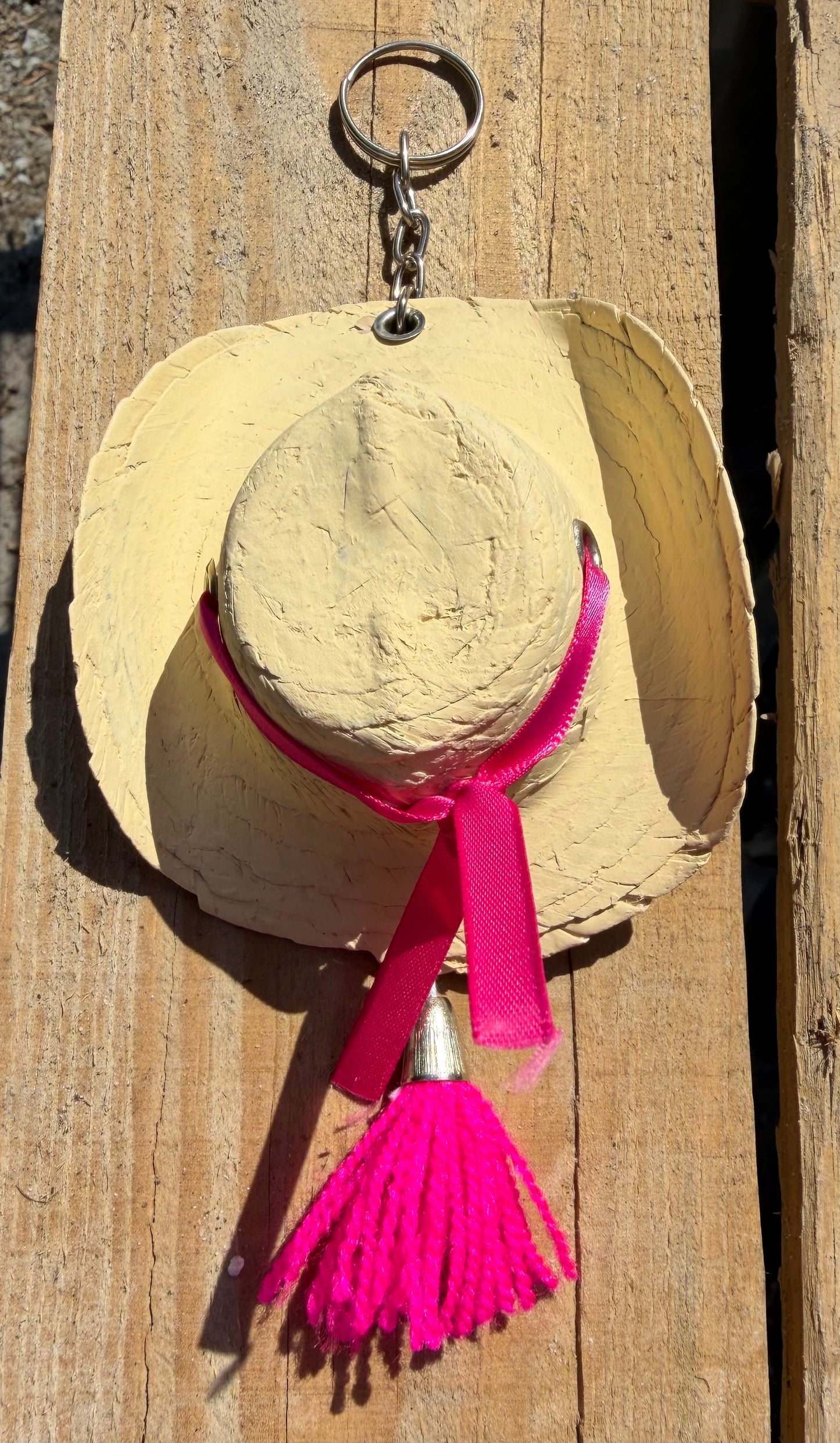 3.94” Sombrero Calentano Tierra Caliente Llavero-Mexican Hat Keychain