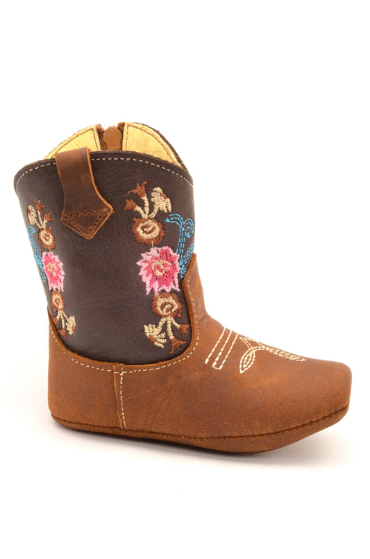 INFANT SOFT BABY BOOTS-TAN