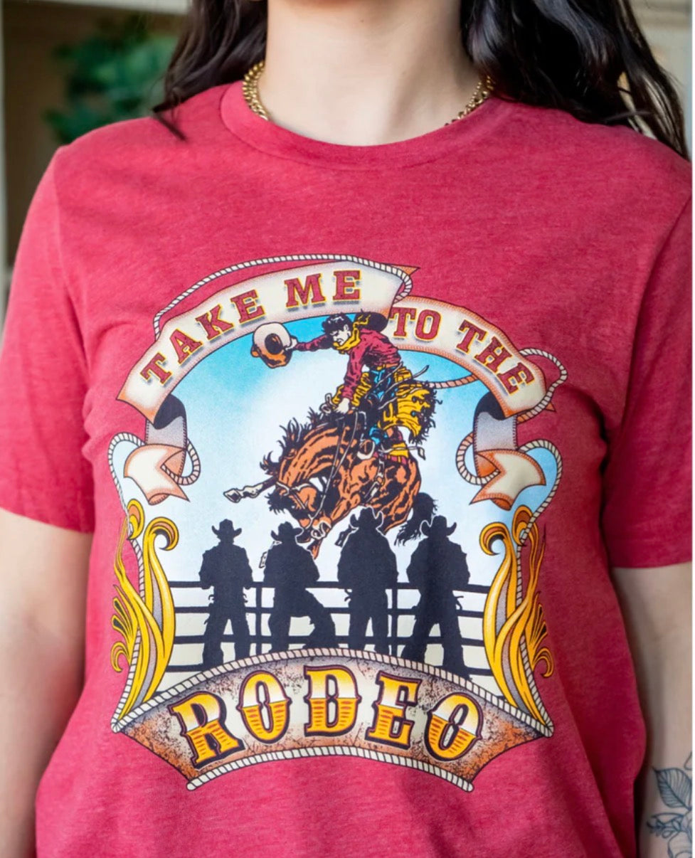 Take Me To The Rodeo-Western Tee