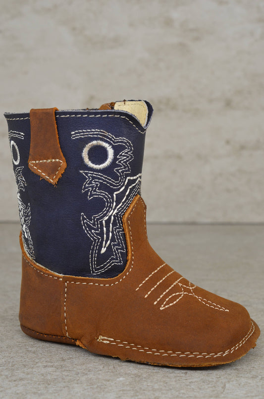 INFANT SOFT BABY BOOTIES-BLUE