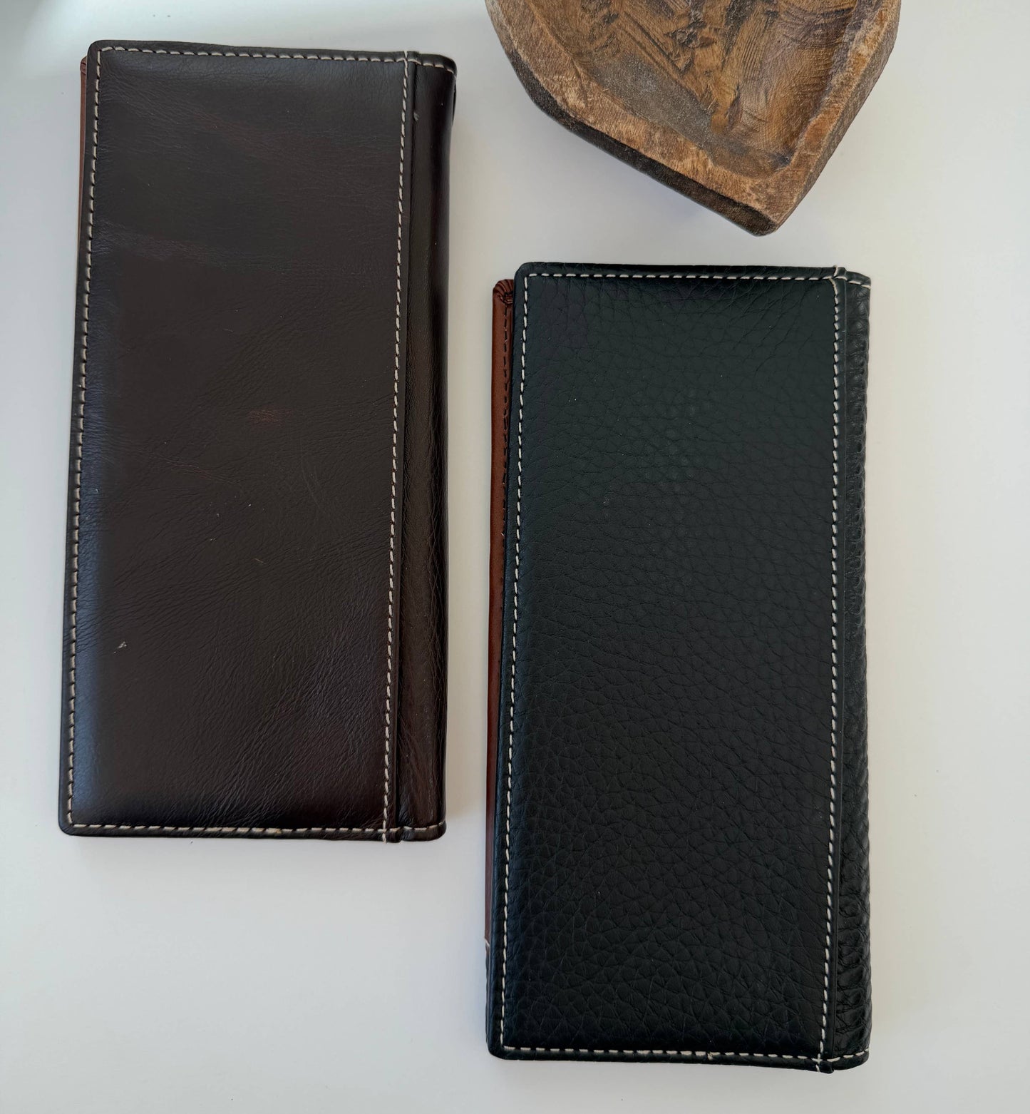 Genuine Tooled Leather Bi-Fold Wallet| Longhorn