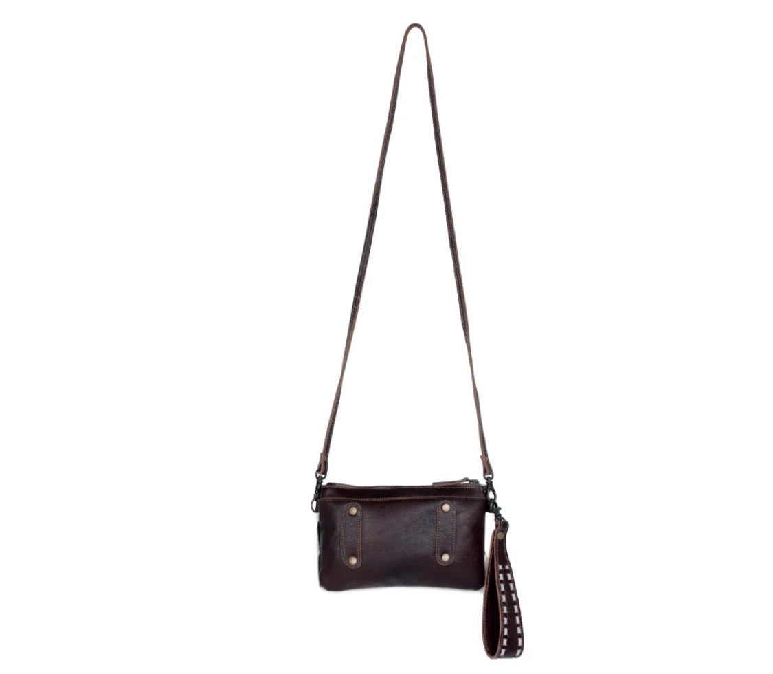 Specked Crossbody Wristlet