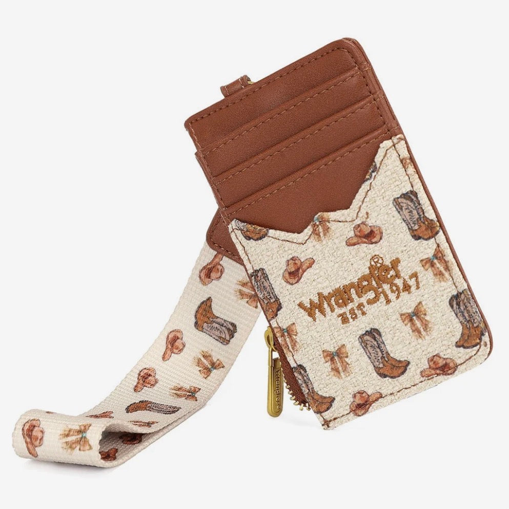 WRANGLER RODEO ICONS WESTERN WRISTLET CARDHOLDER