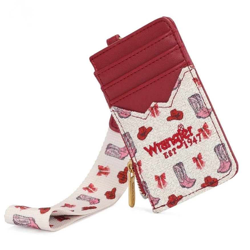 WRANGLER RODEO ICONS WESTERN WRISTLET CARDHOLDER