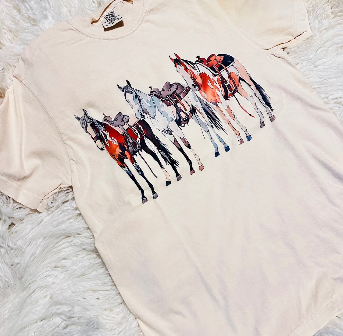 Painted Horses-Western Tee